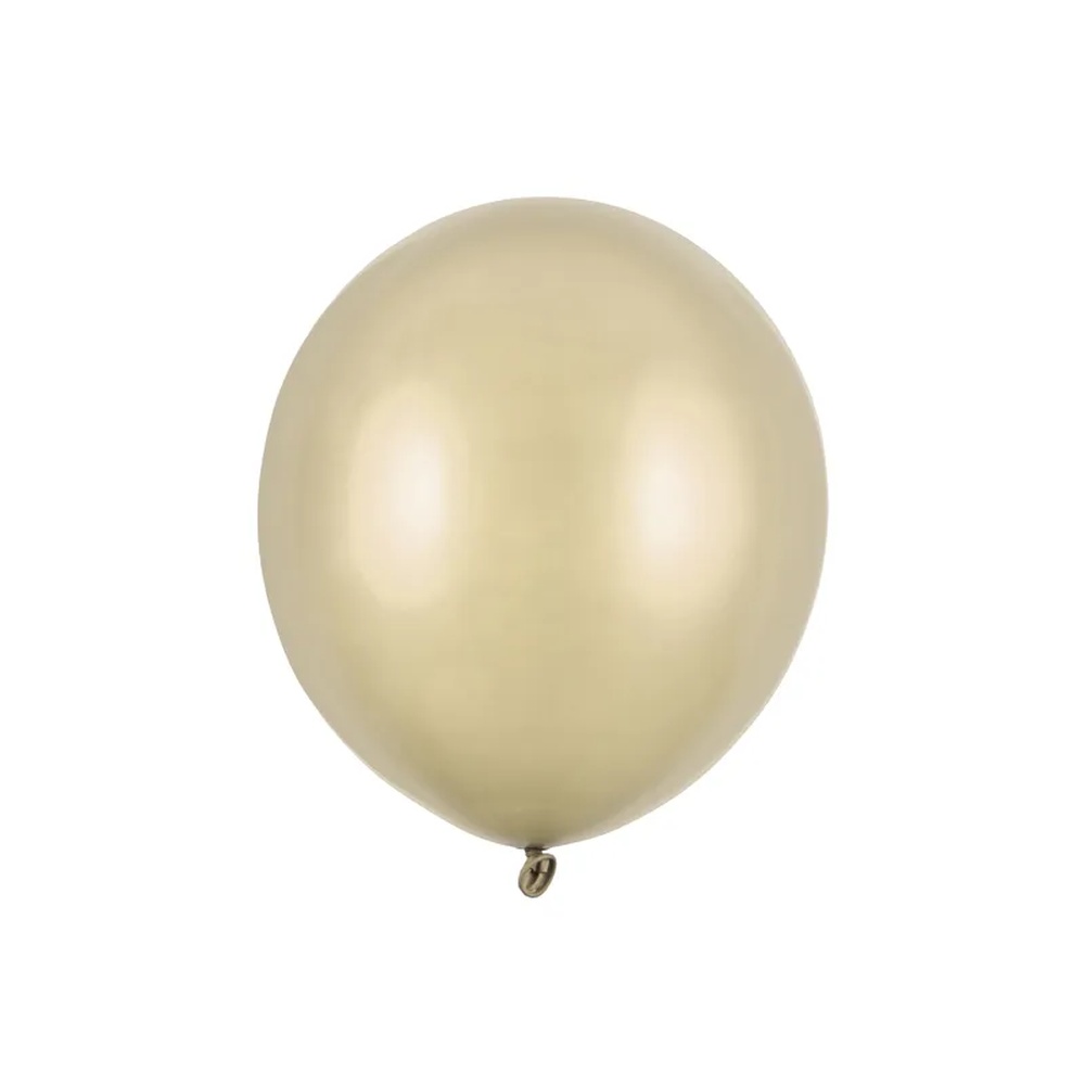 Latexballoner Metallic Cold Gold 43 cm - 25 stk (43 cm) | Guld tema Latexballoner - Temashop