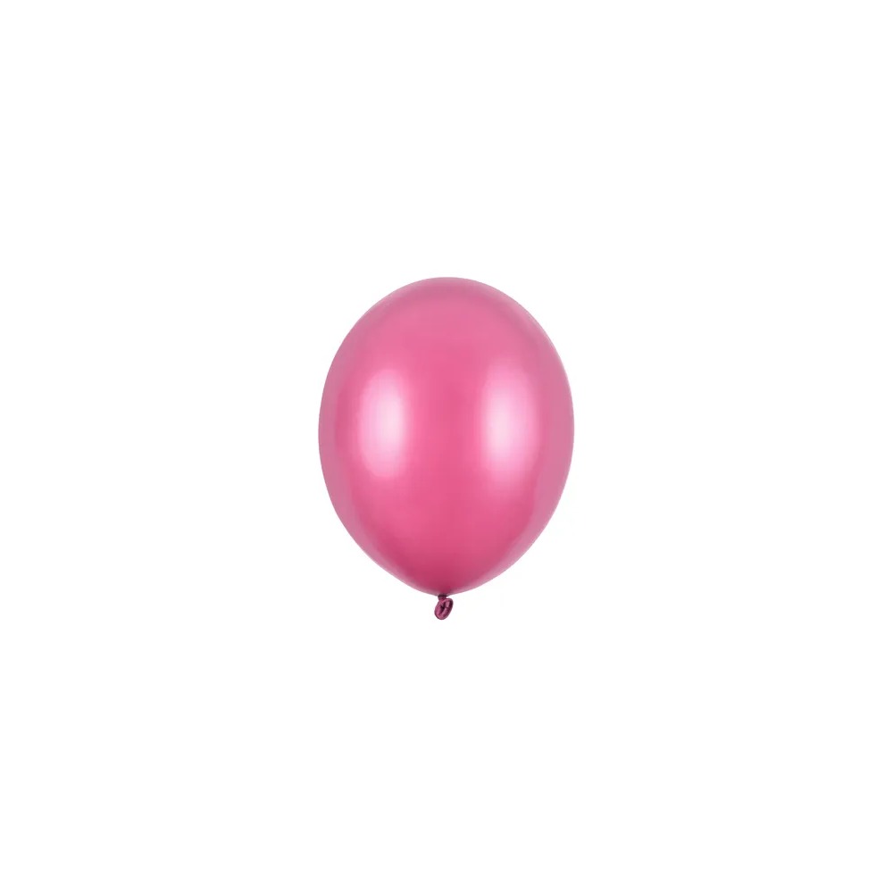 Små Krom Latexballoner Lyserød - 10 stk (Ø 12 cm) | Pink tema Kromballoner - Temashop