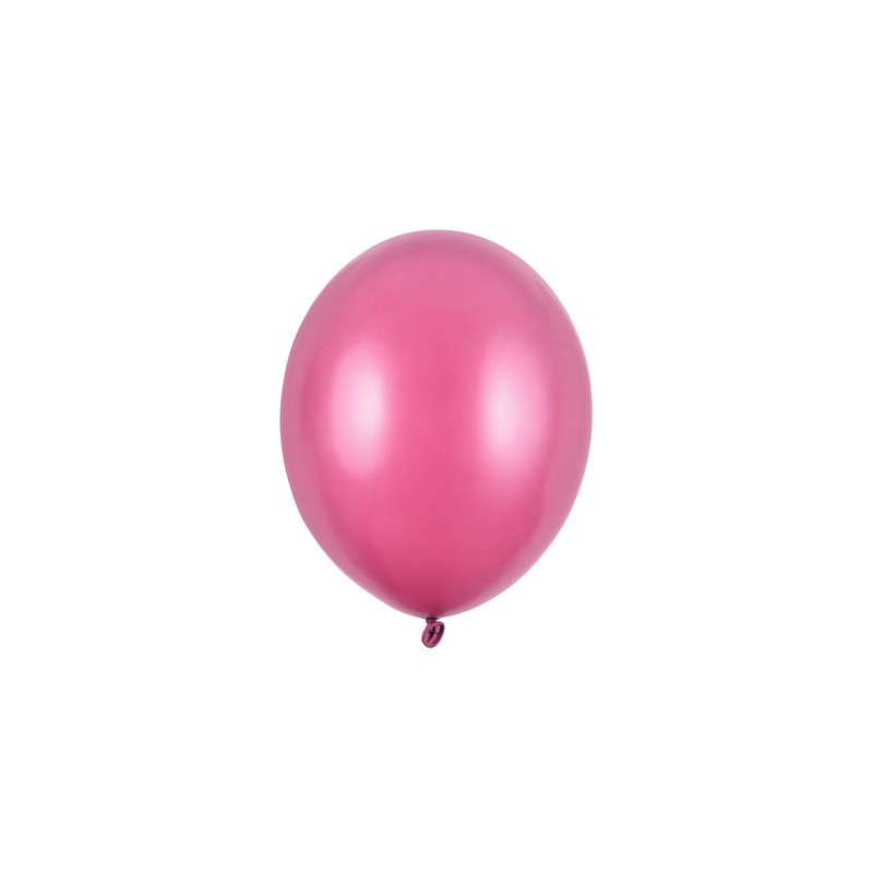 Små Balloner Metallic Hot Pink - 100 stk (12 cm) | Pink tema Latexballoner - Temashop
