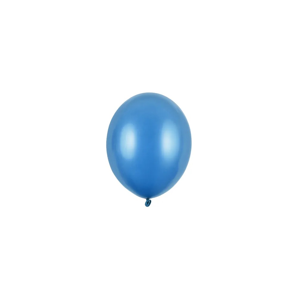 Små Krom Latexballoner Blå - 10 stk (Ø 12 cm) | Blåt tema Kromballoner - Temashop