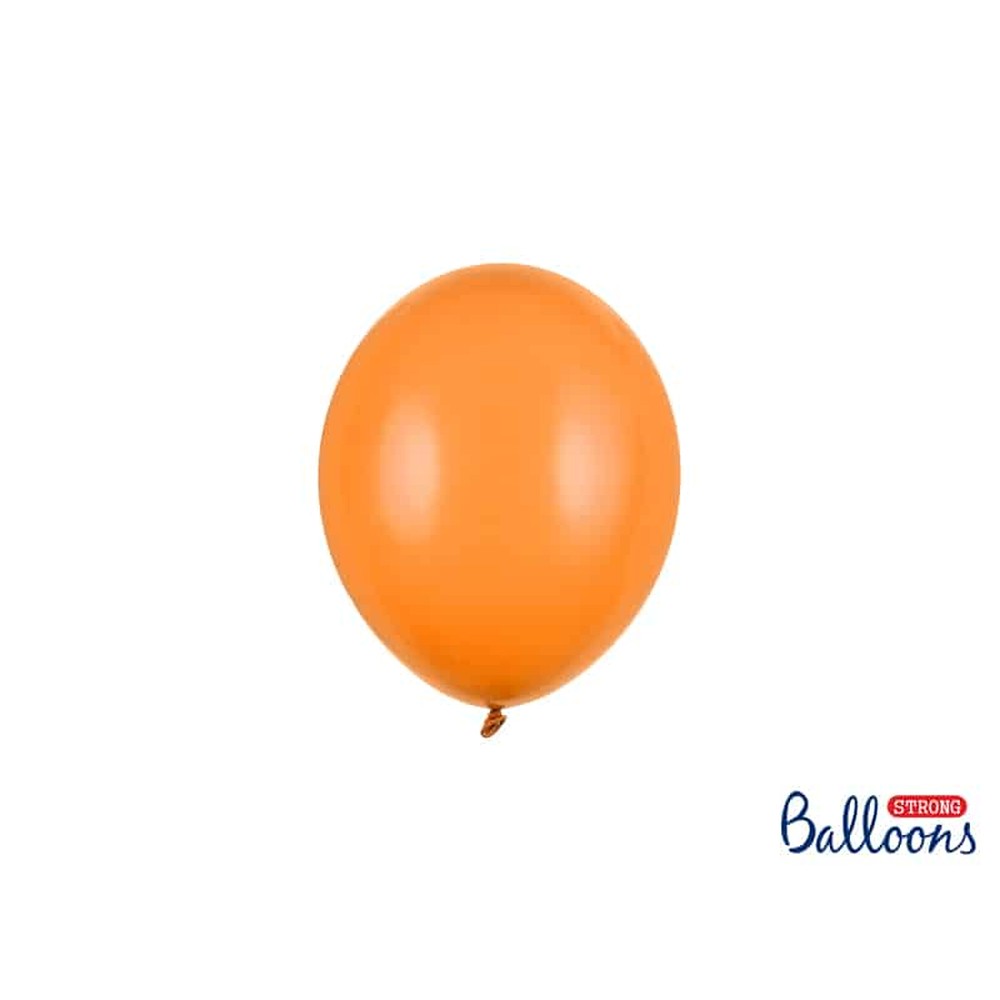Små Balloner Pastel Mandarin Orange - 10 stk (12 cm) | Orange tema Latexballoner - Temashop