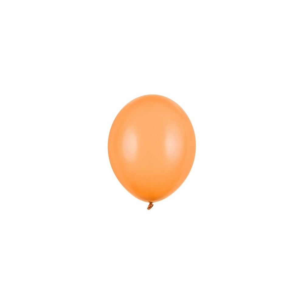 Små Balloner Pastel Bright Orange - 10 stk (12 cm) | Orange tema Latexballoner - Temashop