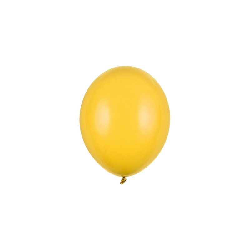 Små Balloner Pastel Honey Yellow - 100 stk (12 cm) | Gul tema Latexballoner - Temashop