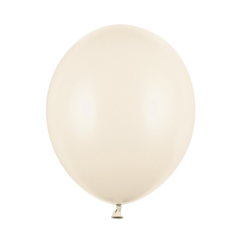 Mini Balloner Pastel Light White - 100 stk (12 cm) - Temashop