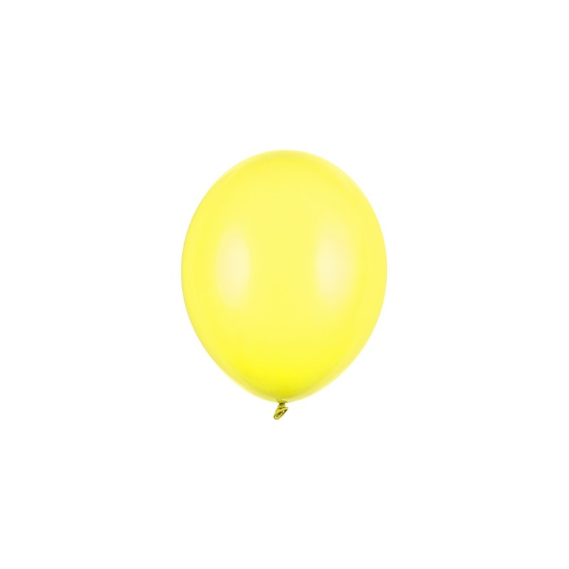 Små Balloner Pastel Lemon Zest - 100 stk (12 cm) | Gul tema Latexballoner - Temashop