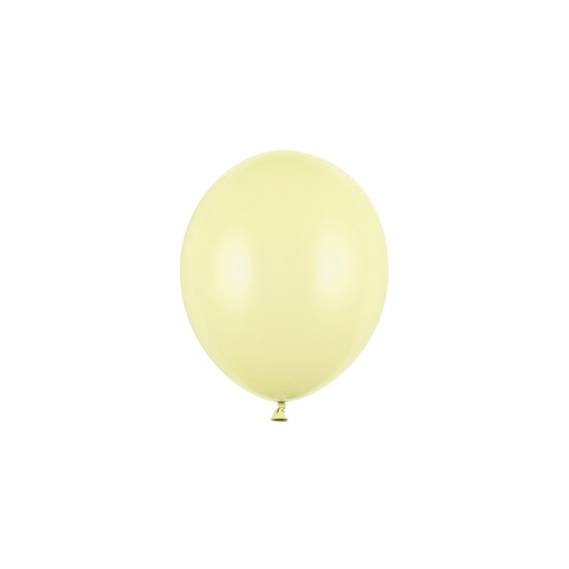 Små Balloner Pastel Light Yellow - 10 stk (12 cm) | Gul tema Latexballoner - Temashop
