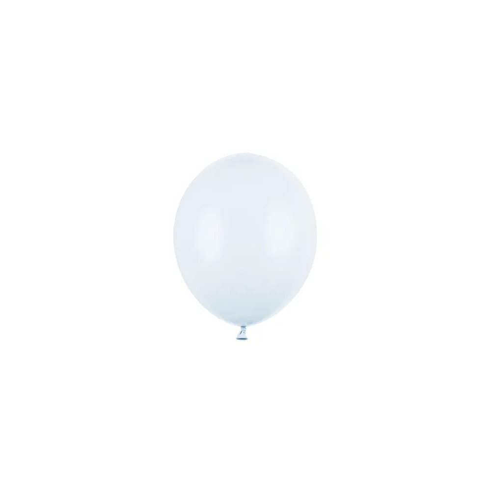 Små Latexballoner Pastel Lyseblå - 10 stk (Ø 12 cm) | Lyseblåt Tema Ensfarvet - Temashop