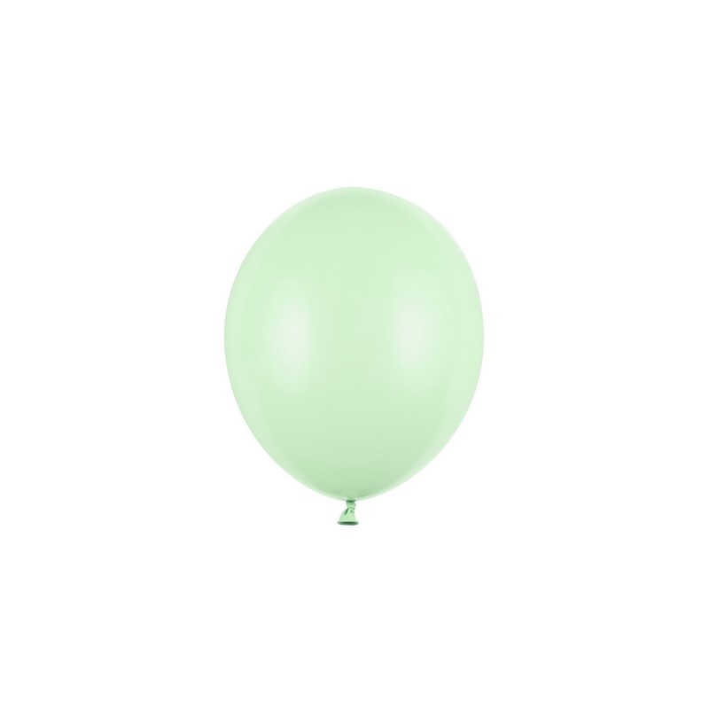 Små Balloner Pastel Pistachio - 100 stk (12 cm) | Grønt tema Latexballoner - Temashop