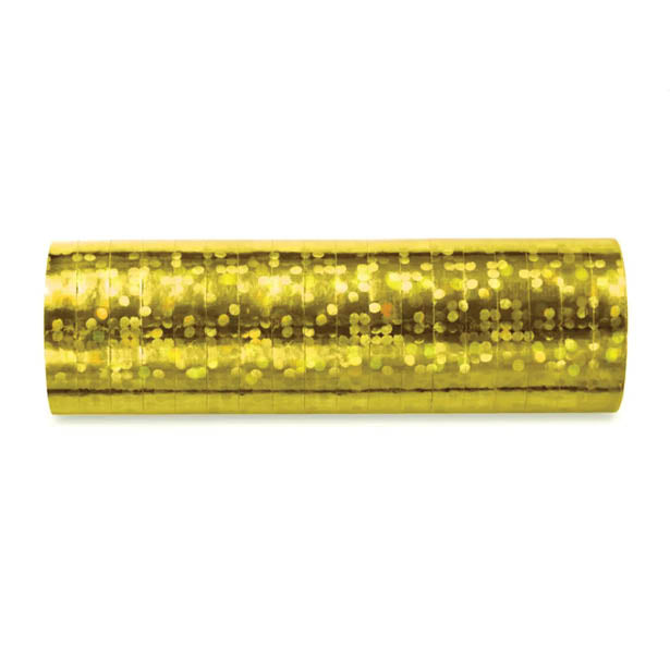Holografiske Serpentiner Guld