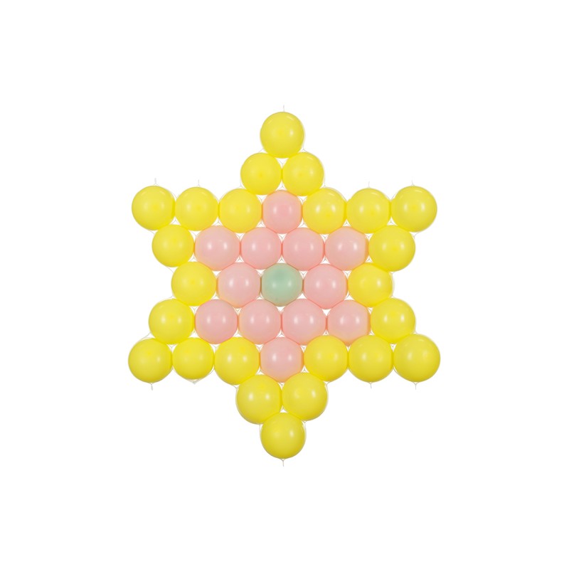 Stjerne Latexballon Figur - 37 stk (63 x 68 cm) - Temashop