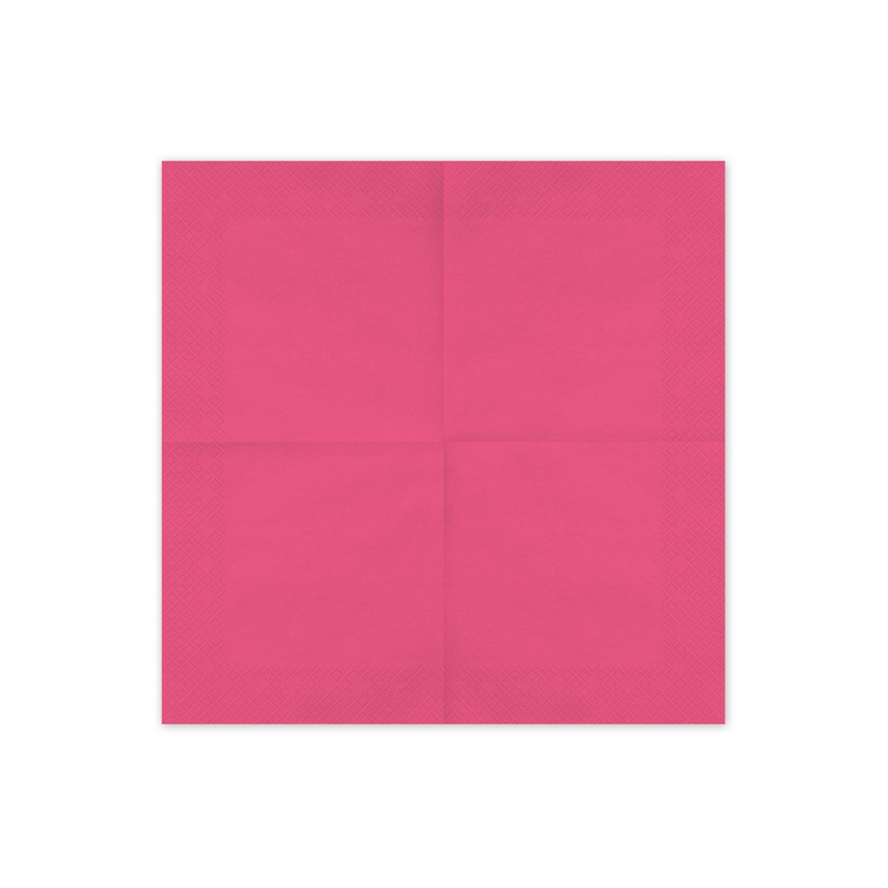 Servietter Pink - 20 stk (33 x 33 cm) | Pink tema Servietter - Temashop