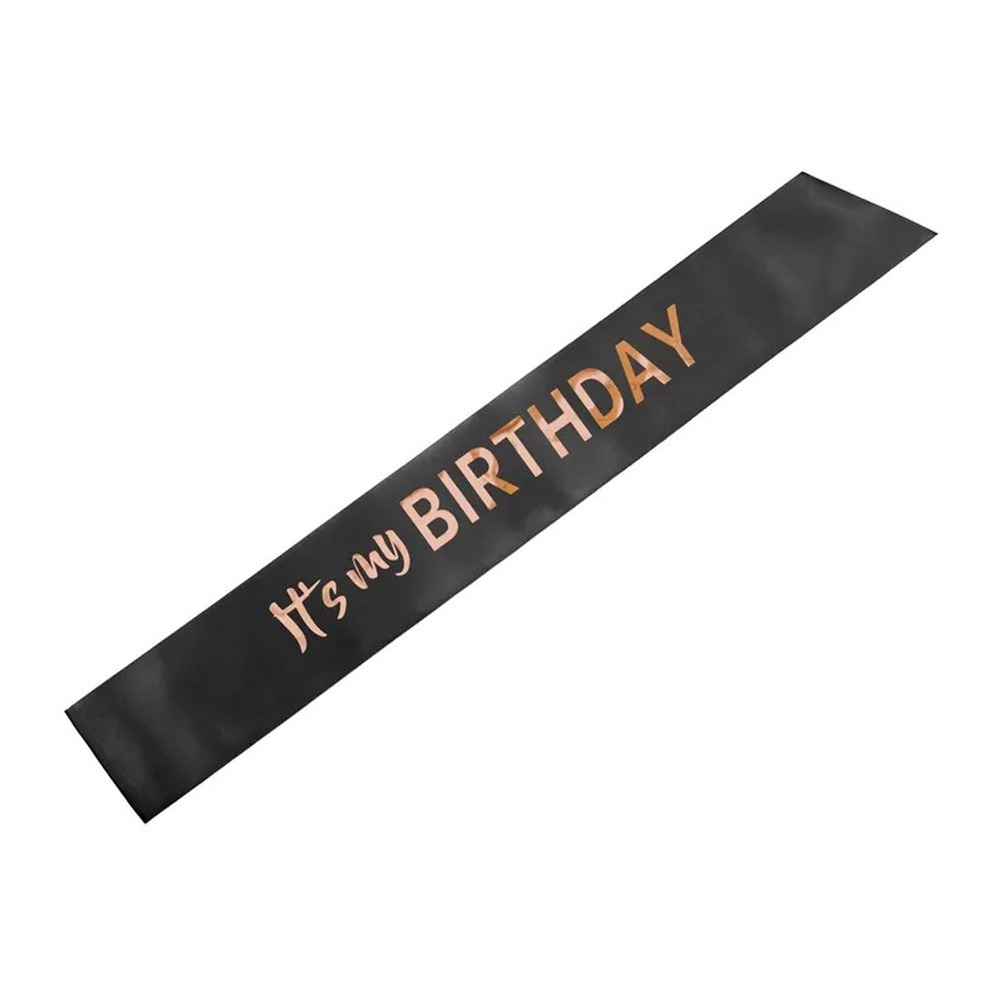 It's My Birthday Skråbånd (79 x 9,4 cm) | Fødselsdag Skråbånd - Beklædning - Temashop