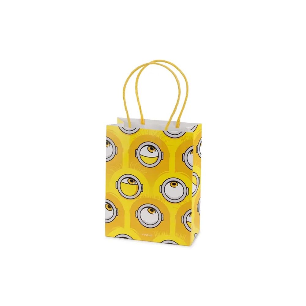 Minions Gaveposer - 6 stk (12 x 15,5 x 6 cm) | Minions Poser / Goodiebags - Temashop