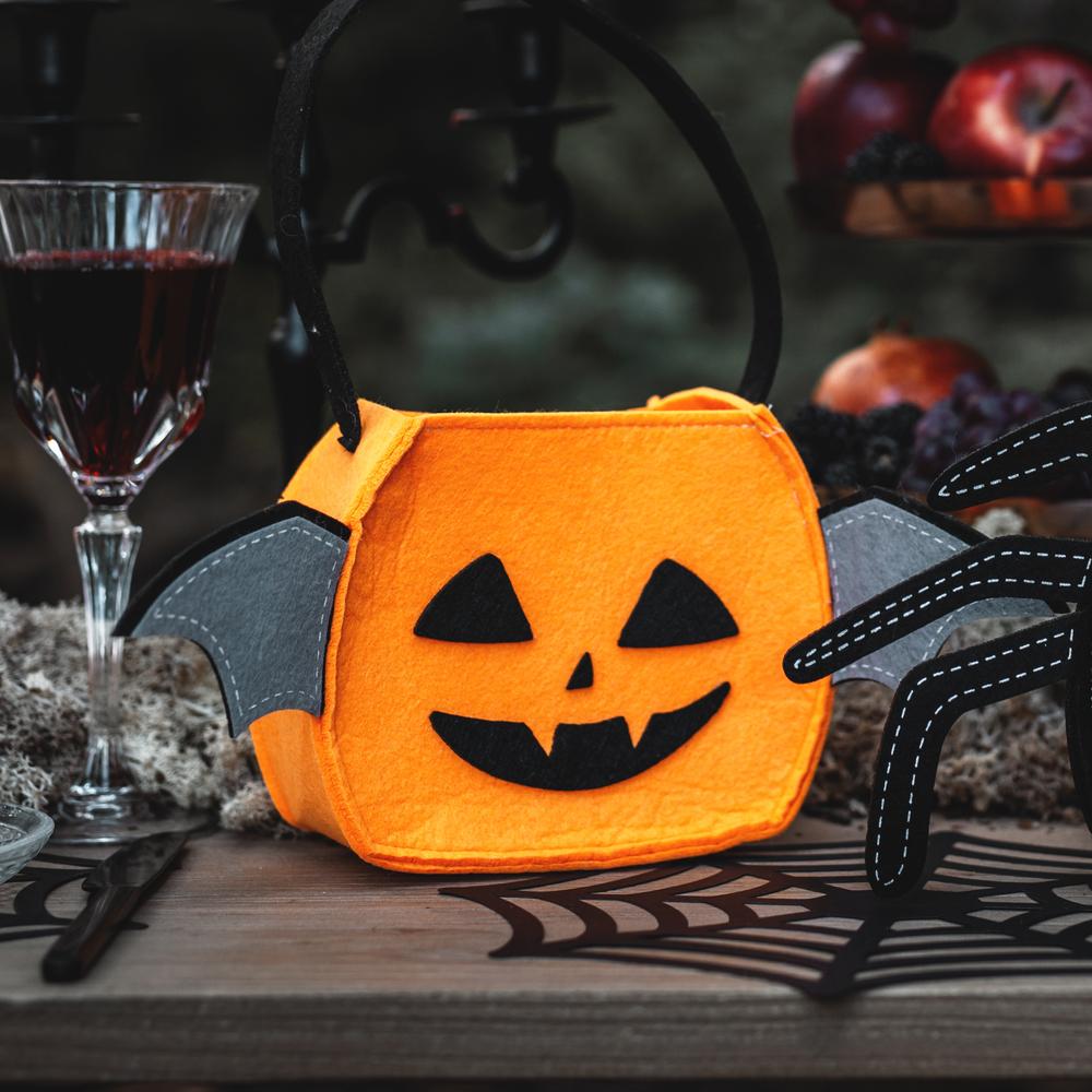 Græskar Halloweentaske | Græskar Taske / Pung - Kropstilbehør - Temashop