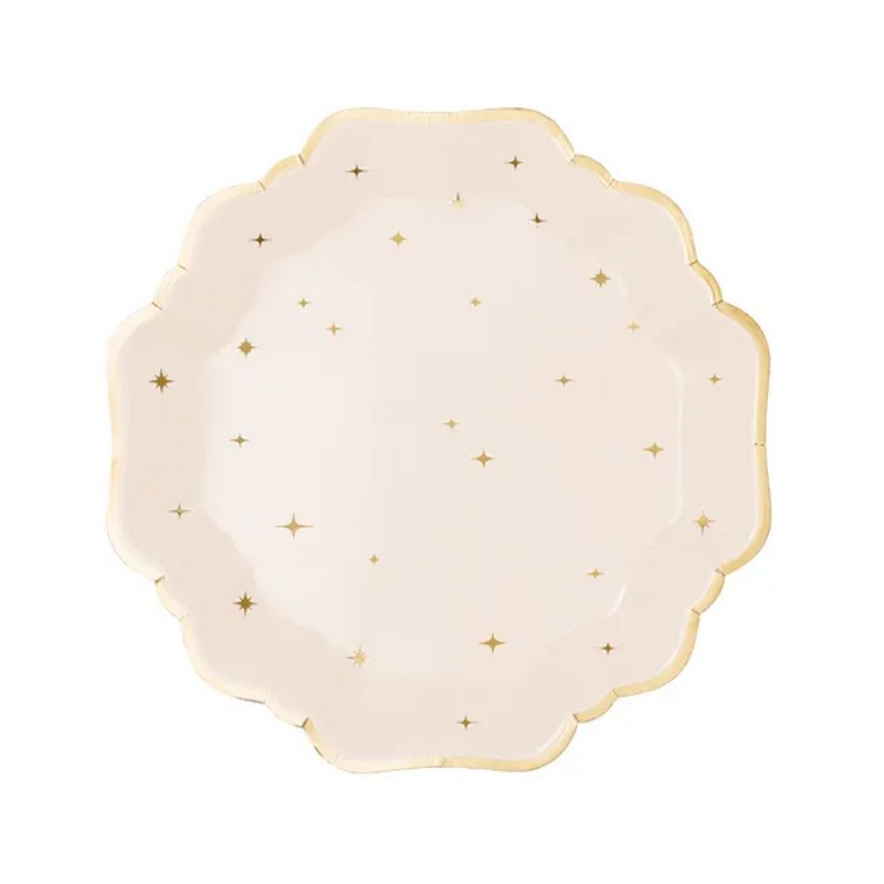 Eid Stjerne Tallerkener - 6 stk (21 cm) | Eid Tallerkner - Temashop