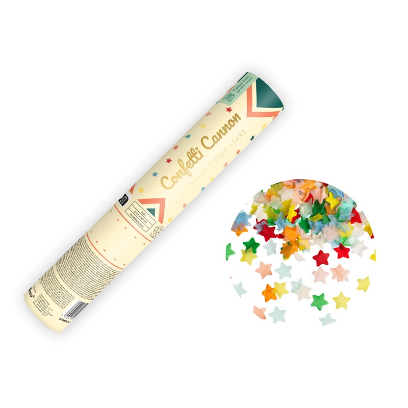 Cirkus Konfettirør - 1 stk (20 cm) | Cirkus Konfetti - Temashop