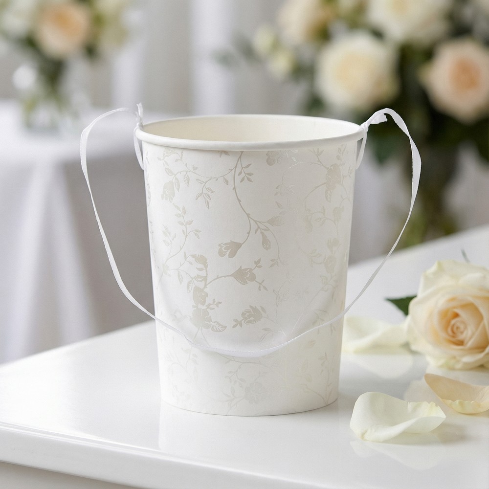Bryllup Spand Til Rosenblade - 1 stk (13 cm x 9-11 cm x 50 cm) | Blomst Poser / Goodiebags - Temashop