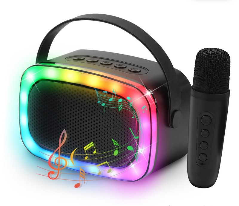 Mini Karaoke Højttaler & Mikrofon