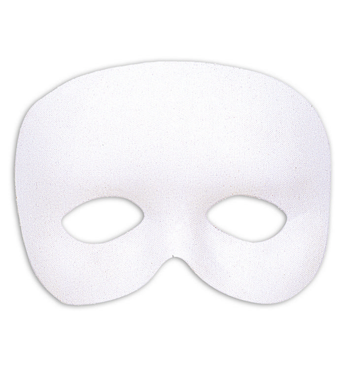 Phantom Øjenmaske Hvid | Masquerade Maske - Hovedtilbehør - Temashop