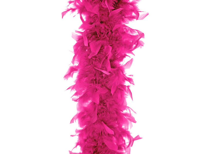 Pink Fjerboa (180 cm) | Pink tema Boa / Sjal - Beklædning - Temashop