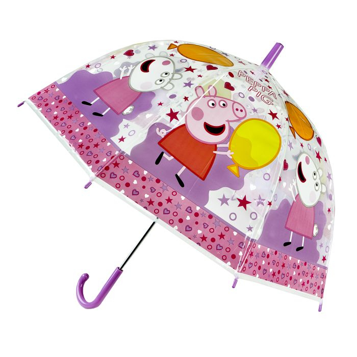 Gurli Gris Transparent Paraply (66 x 40 x 40 cm) | Gurli Gris Paraply - Temashop