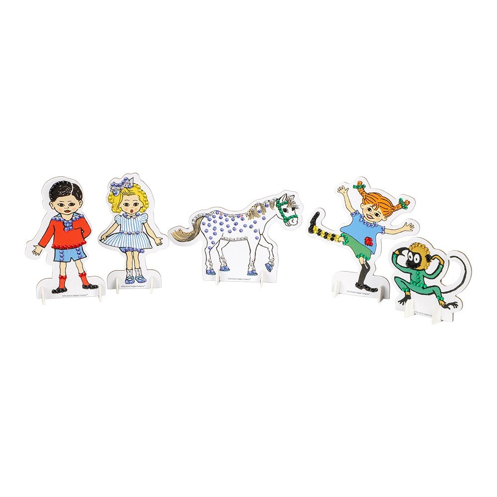 Pippi Langstrømpe Diamond Farvelægning Sæt - 1 pakke | Pippi Male- & Tegneudstyr - Temashop