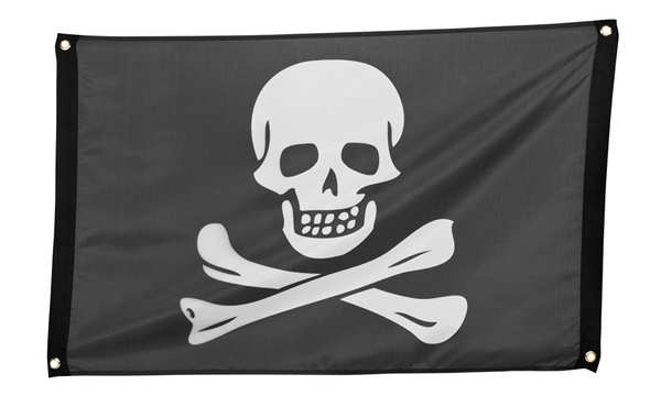 Pirat Banner - 1 stk (60 x 90 cm) | Pirat Bannere - Temashop