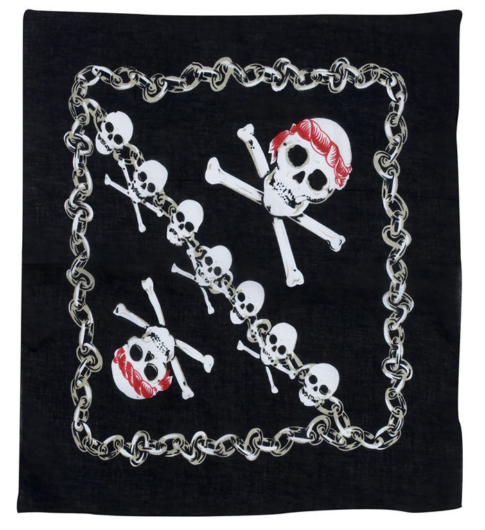 Pirate Skull bandana | Pirat Tørklæde - Beklædning - Temashop