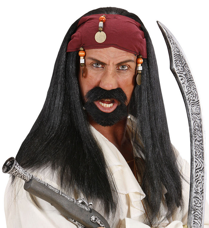 Pirates Of The Caribbean Paryk, perler | Pirat Paryk - Hovedtilbehør - Temashop