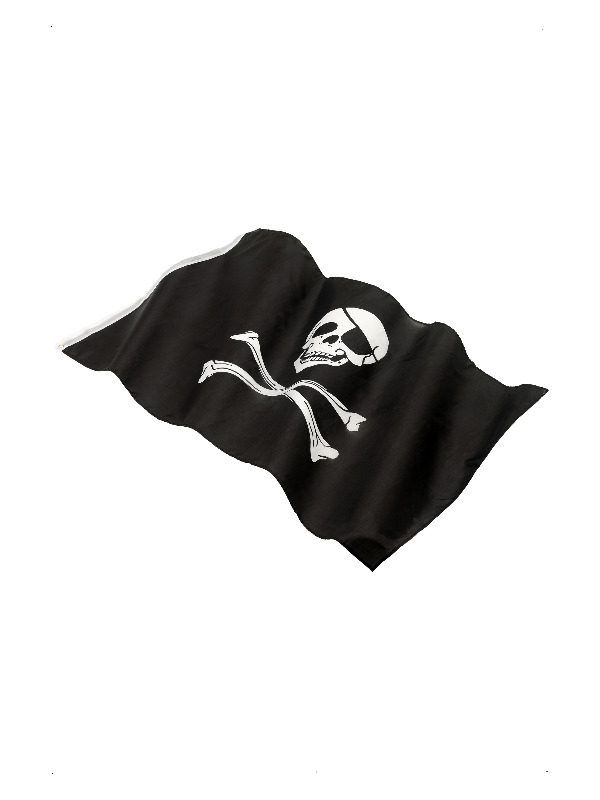Piratflag - 1 stk (152 x 91 cm) | Pirat Flag - Temashop