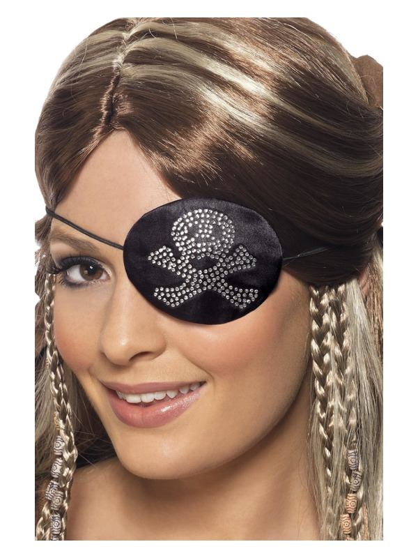 Piratklap | Pirat Øjenklap - Hovedtilbehør - Temashop