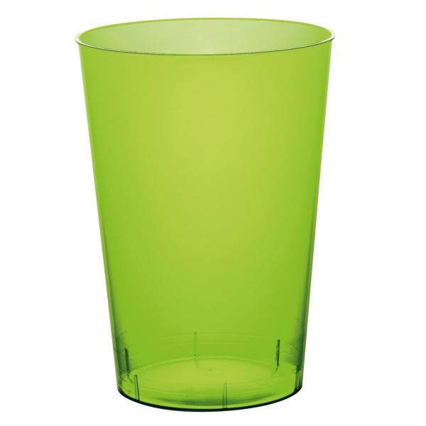 Plastikkrus Æblegrøn - 10 stk (200 ml) | Grønt tema Glas - Temashop