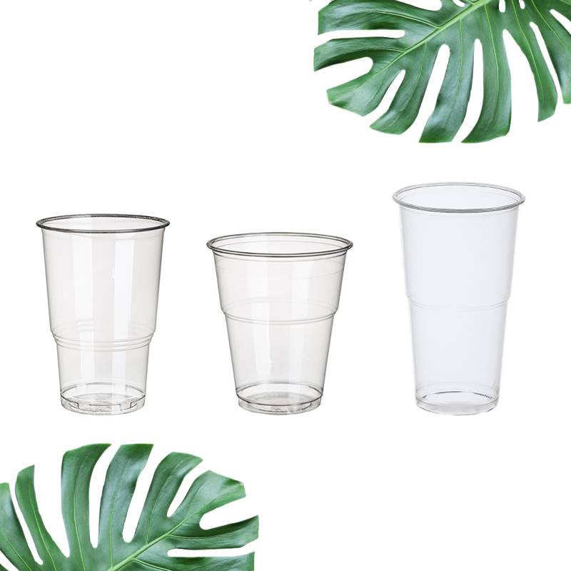 Plastikkrus Eco - 25 stk (0,25 L) - Temashop