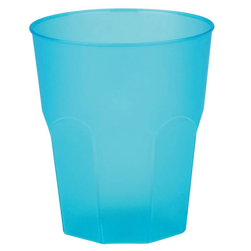 Plastikkrus Lyseblå - 20 stk (250 ml) | Blåt tema Krus - Temashop