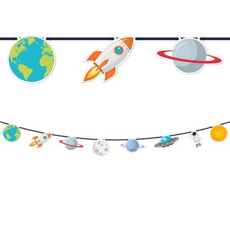 Rumraket Guirlande - 1 stk | Rummet Guirlander - Temashop