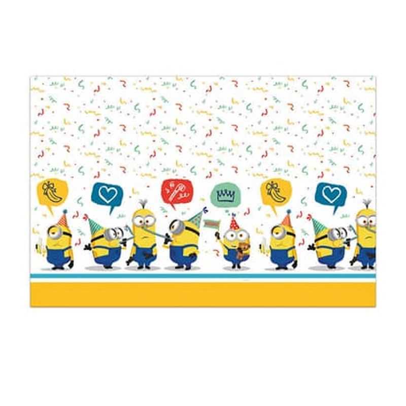 Minions Plast Dug - 1 stk (120 x 180 cm) | Minions Duge - Temashop