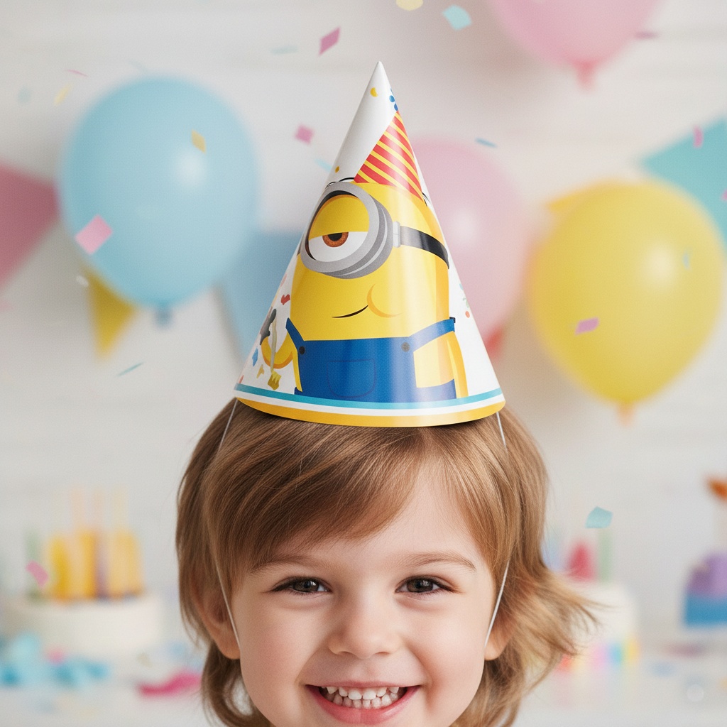 Minions Partyhatte - 6 stk | Minions Partyhatte - Temashop