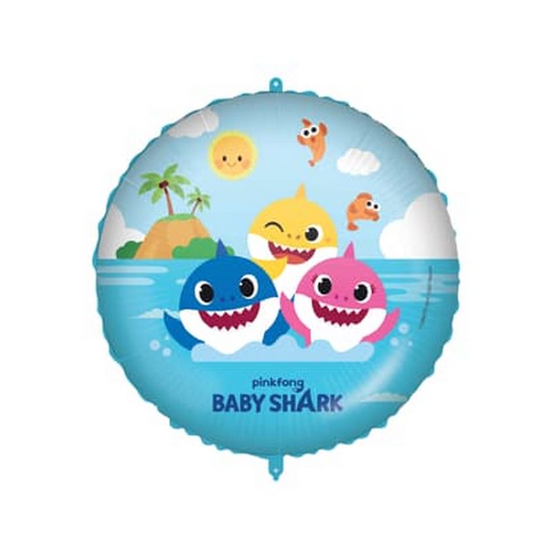 Baby SharkÂ® Rund Folieballon
