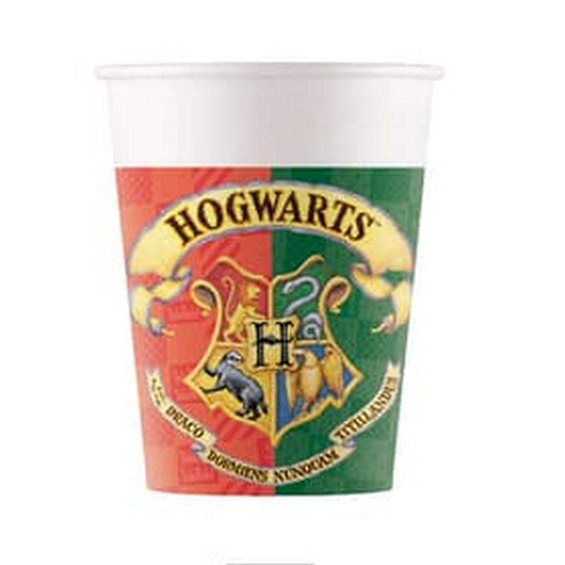 Harry Potter Papkrus - 8 stk (200 ml) | Harry Potter Krus - Temashop