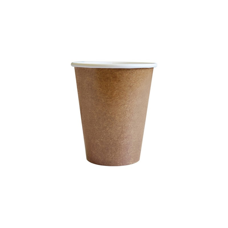 Komposterbare Papkrus Brun - 8 stk (200 ml) - Temashop