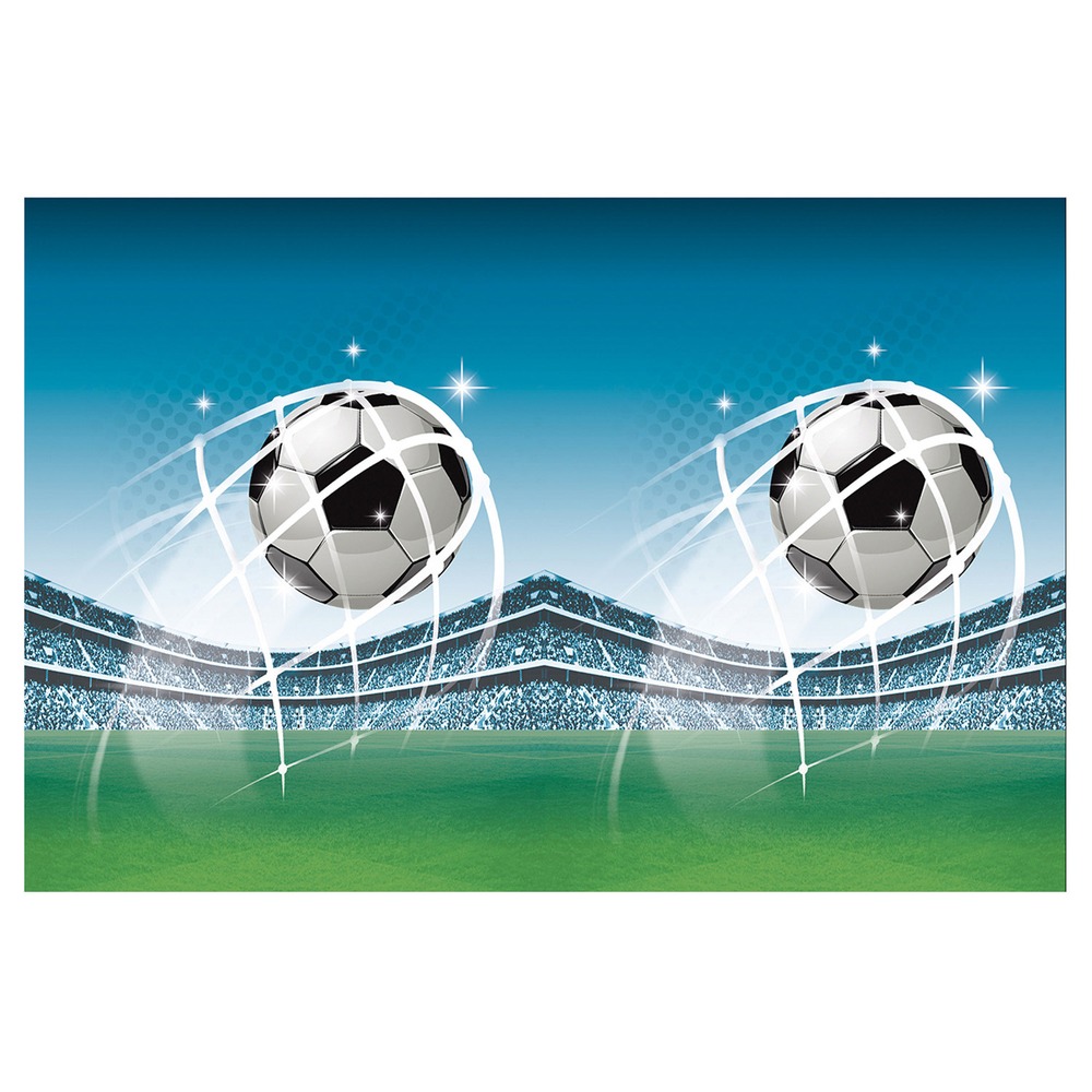 Fodbold Dug Blå - 1 stk (120 x 180 cm) | Fodbold Duge - Temashop