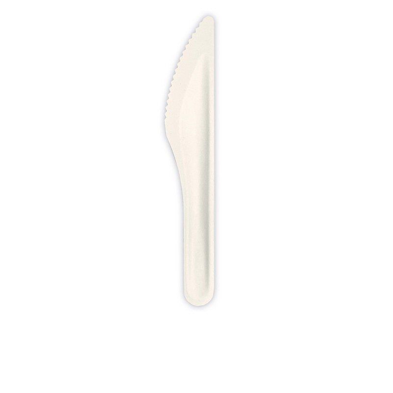 Sukkerrør Knive Hvid - 8 stk - Temashop