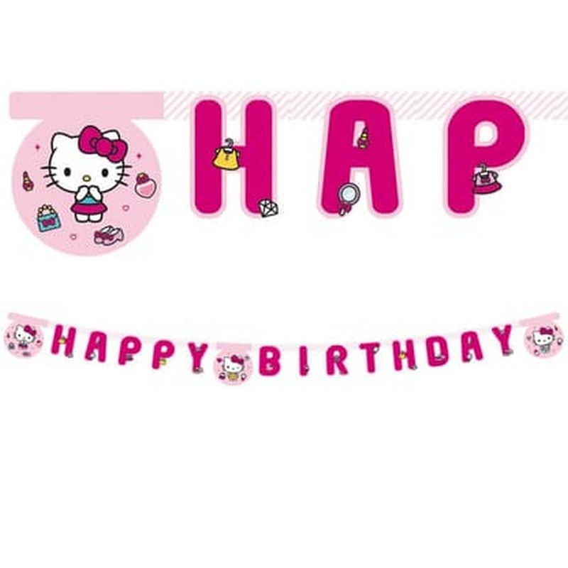 Hello Kitty® Fashion Happy Birthday Guirlande
