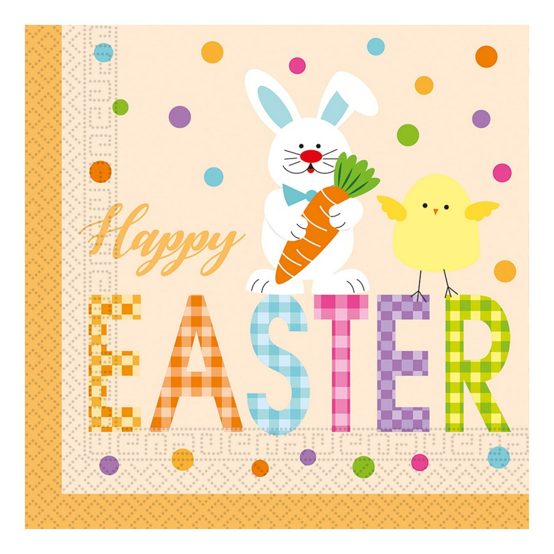 Happy Easter Servietter