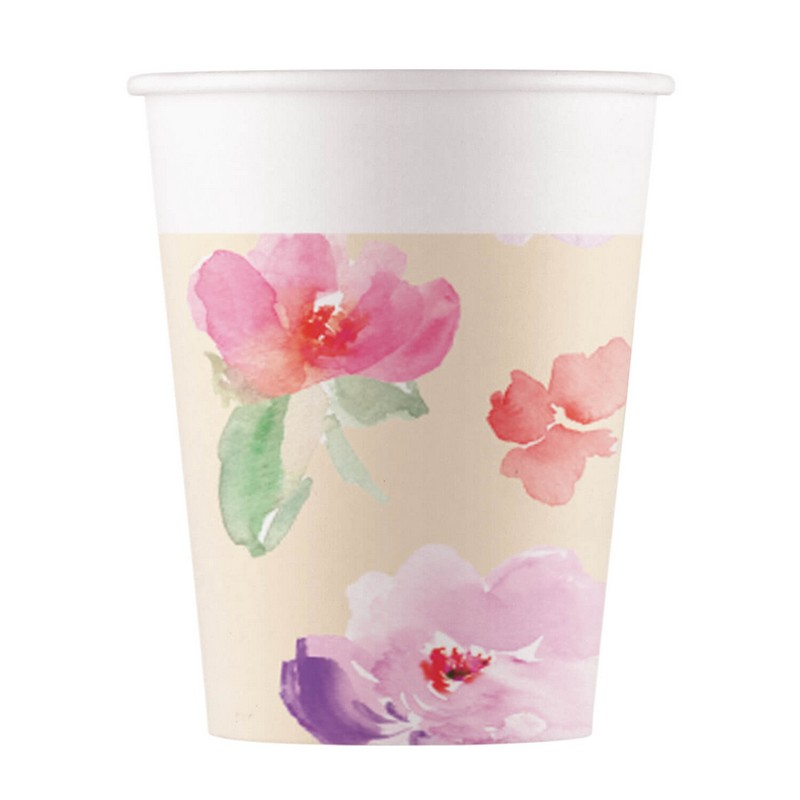 Vandfarve Blomster Papkrus