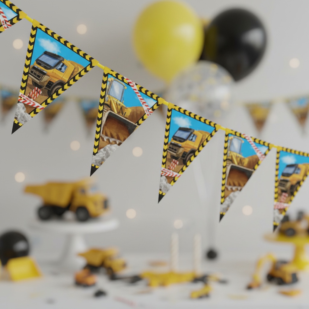 Byggeplads Vimpelguirlande