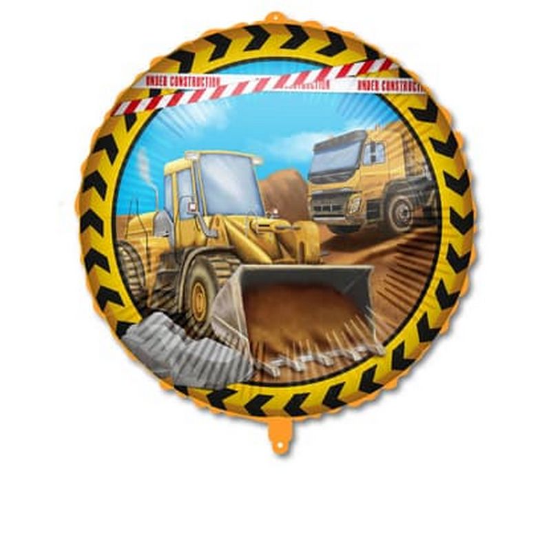 Byggeplads Rund Folieballon