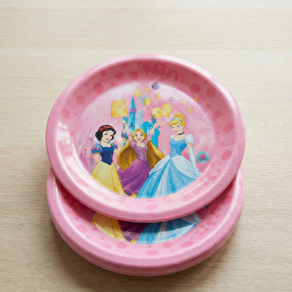 Disney PrincessÂ® Genanvendelige Plasttallerkener