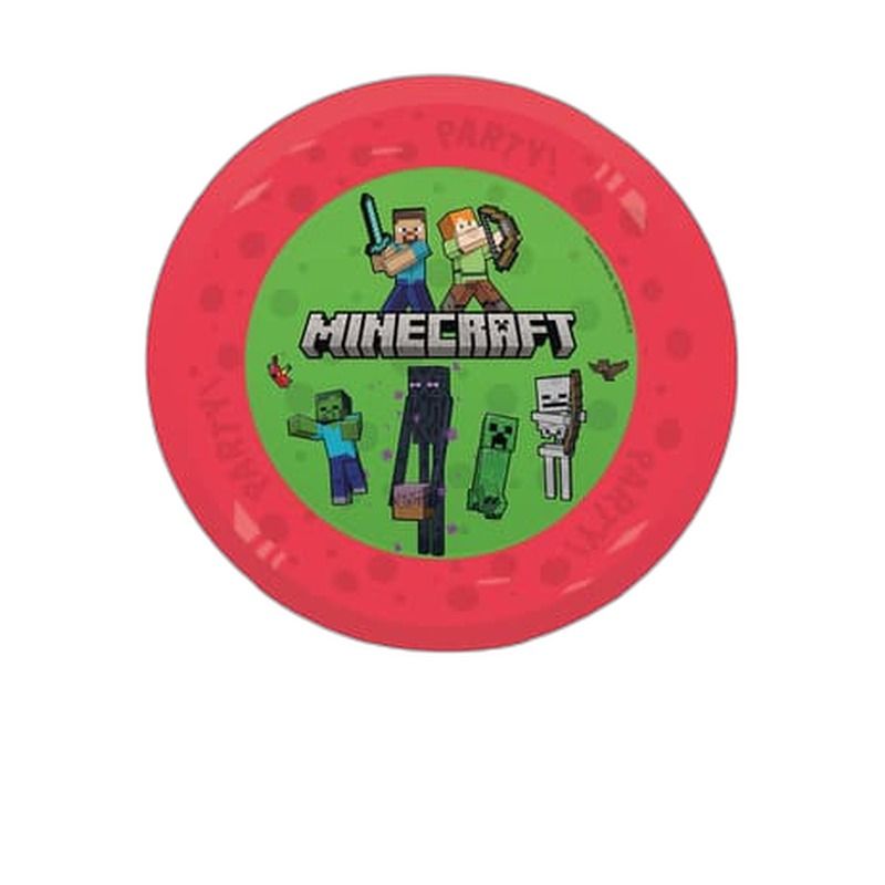 MinecraftÂ® Genanvendelige Plasttallerkener