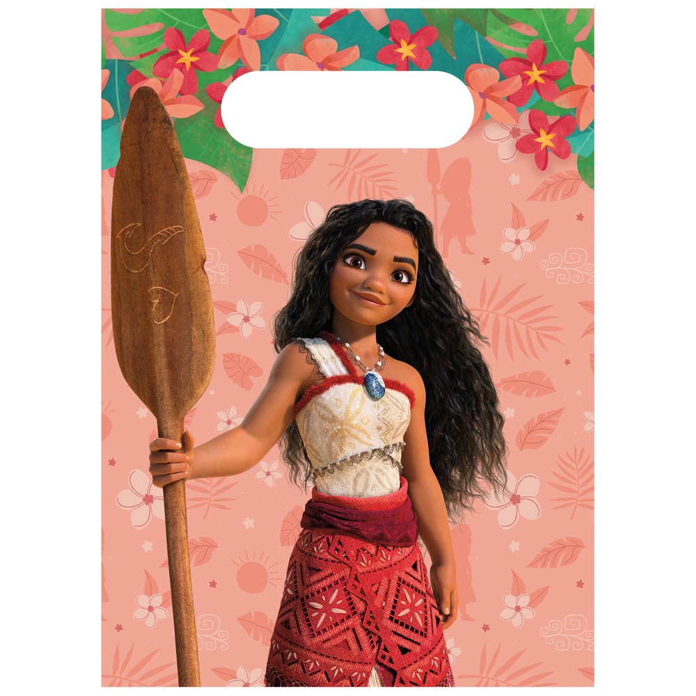 Moana Papirposer - 4 stk | Vaiana Poser / Goodiebags - Temashop